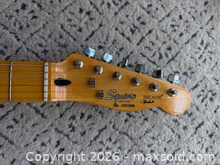 MaxSold Auction: 1989 Fender Squier Standard Telecaster Blond - San Jose (California, USA) SELLER MANAGED Downsizing Online Auction - Clarita Avenue