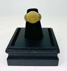 MaxSold Auction: Ancient Bronze Ring with Geometric Scrollwork | Circa 1st–3rd Century CE - Maxsold Signature - Museum-Quality Artifacts, Ancient Antiquities and Collector Finds (CAN and US Shipping)