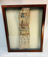 MaxSold Auction: Ancient Egyptian Polychrome Wooden Coffin Fragment | with Scarab and Funerary Scene | Circa 664–30 BCE - Maxsold Signature - Museum-Quality Artifacts, Ancient Antiquities and Collector Finds (CAN and US Shipping)
