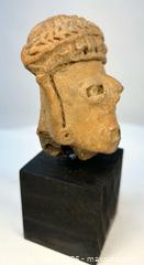 MaxSold Auction: Ancient West Mexican | Terracotta Portrait Head with Braided Headdress | Circa 300 BCE – 300CE - Maxsold Signature - Museum-Quality Artifacts, Ancient Antiquities and Collector Finds (CAN and US Shipping)