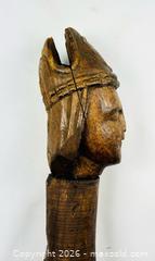 MaxSold Auction: Antique Hand-Carved Wooden Mortar and Pestle with Decorative Face Motif | 18th–19th Century - Maxsold Signature - Museum-Quality Artifacts, Ancient Antiquities and Collector Finds (CAN and US Shipping)