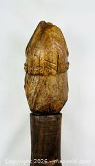 MaxSold Auction: Antique Hand-Carved Wooden Mortar and Pestle with Decorative Face Motif | 18th–19th Century - Maxsold Signature - Museum-Quality Artifacts, Ancient Antiquities and Collector Finds (CAN and US Shipping)