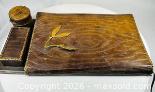 MaxSold Auction: Antique Portable Writing Slope with Integrated Inkwell & Stationery Compartments | Early 20th Century - Maxsold Signature - Museum-Quality Artifacts, Ancient Antiquities and Collector Finds (CAN and US Shipping)