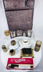 MaxSold Auction: Antique Victorian Writing & Traveling Desk Compendium Set with Fountain Pen and Vanity Accessories | Late 19th–Early 20th Century - Maxsold Signature - Museum-Quality Artifacts, Ancient Antiquities and Collector Finds (CAN and US Shipping)