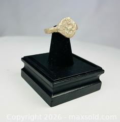 MaxSold Auction: Bronze/Brass Signet Ring with Lion and Antelope Motif | Circa 224–651 CE - Maxsold Signature - Museum-Quality Artifacts, Ancient Antiquities and Collector Finds (CAN and US Shipping)
