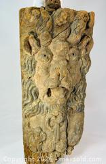 MaxSold Auction: Carved Lion Mascaron In Hardwood With Traces Of Gilding | Continental Europe | Circa 1650–1750 - Maxsold Signature - Museum-Quality Artifacts, Ancient Antiquities and Collector Finds (CAN and US Shipping)