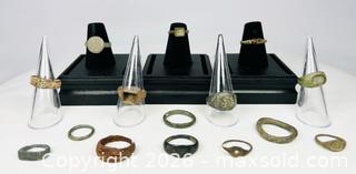 MaxSold Auction: Collection of 15 Ancient & Medieval Rings | Egypt to Europe | 1000 BCE – 15th Century CE - Maxsold Signature - Museum-Quality Artifacts, Ancient Antiquities and Collector Finds (CAN and US Shipping)