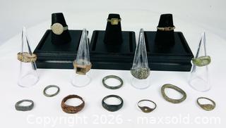 MaxSold Auction: Collection of 15 Ancient & Medieval Rings | Egypt to Europe | 1000 BCE – 15th Century CE - Maxsold Signature - Museum-Quality Artifacts, Ancient Antiquities and Collector Finds (CAN and US Shipping)