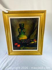 MaxSold Auction: Curtis Albert Williamson (1864–1944) | Still Life with Apples and Grapes | Signed Oil on Canvas Board | Circa 1900 - Maxsold Signature - Museum-Quality Artifacts, Ancient Antiquities and Collector Finds (CAN and US Shipping)