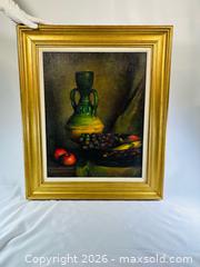 MaxSold Auction: Curtis Albert Williamson (1864–1944) | Still Life with Apples and Grapes | Signed Oil on Canvas Board | Circa 1900 - Maxsold Signature - Museum-Quality Artifacts, Ancient Antiquities and Collector Finds (CAN and US Shipping)