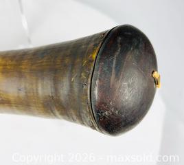 MaxSold Auction: Early Black Powder Horn with Collection Numbers | Historic Militaria | Circa 18th – Early 19th Century - Maxsold Signature - Museum-Quality Artifacts, Ancient Antiquities and Collector Finds (CAN and US Shipping)