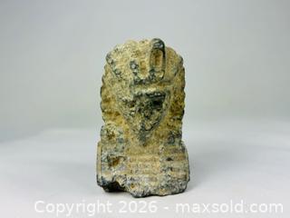 MaxSold Auction: Egyptian Pharaoh Head Fragment | Grand Tour Collectible | Circa 1800–1920 - Maxsold Signature - Museum-Quality Artifacts, Ancient Antiquities and Collector Finds (CAN and US Shipping)