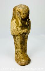 MaxSold Auction: Egyptian Sandstone Ushabti Figure | Late Period (664–332 BCE) - Maxsold Signature - Museum-Quality Artifacts, Ancient Antiquities and Collector Finds (CAN and US Shipping)