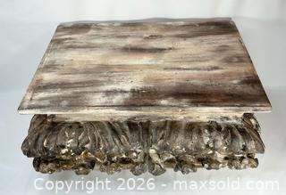 MaxSold Auction: European | Baroque Carved Wood Capital Fragment with Gilding | Circa 18th–19th Century - Maxsold Signature - Museum-Quality Artifacts, Ancient Antiquities and Collector Finds (CAN and US Shipping)