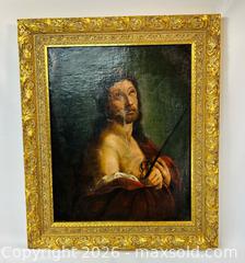 MaxSold Auction: European | Oil Painting of Jesus with Crown of Thorns | Circa 18th Century - Maxsold Signature - Museum-Quality Artifacts, Ancient Antiquities and Collector Finds (CAN and US Shipping)