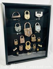 MaxSold Auction: Framed Collection of Antique Locks & Keys | 19th – Early 20th Century Display - Maxsold Signature - Museum-Quality Artifacts, Ancient Antiquities and Collector Finds (CAN and US Shipping)