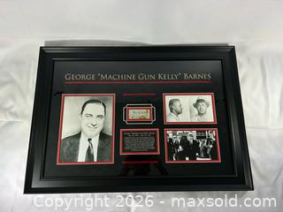 MaxSold Auction: George “Machine Gun Kelly” Barnes | Authentic Gangster Era Signature & COA | Circa 1930's - Maxsold Signature - Museum-Quality Artifacts, Ancient Antiquities and Collector Finds (CAN and US Shipping)