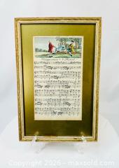 MaxSold Auction: Georgian Musical Pastoral | Hand-Colored Engraved Sheet “Disappointment” | England | Circa 1780–1800 - Maxsold Signature - Museum-Quality Artifacts, Ancient Antiquities and Collector Finds (CAN and US Shipping)