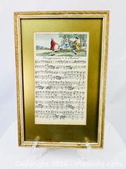MaxSold Auction: Georgian Musical Pastoral | Hand-Colored Engraved Sheet “Disappointment” | England | Circa 1780–1800 - Maxsold Signature - Museum-Quality Artifacts, Ancient Antiquities and Collector Finds (CAN and US Shipping)