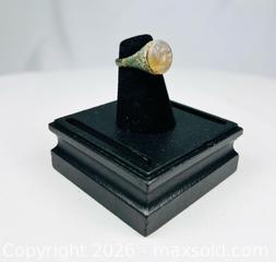 MaxSold Auction: Indo-Greek Ring with Carved Bezel | Circa 2nd-1st centuries BCE - Maxsold Signature - Museum-Quality Artifacts, Ancient Antiquities and Collector Finds (CAN and US Shipping)