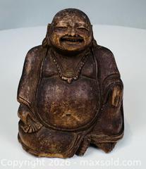 MaxSold Auction: Japanese Carved Wooden Hotei Figure / Netsuke-Style Sculpture | Edo–Meiji Period - Maxsold Signature - Museum-Quality Artifacts, Ancient Antiquities and Collector Finds (CAN and US Shipping)