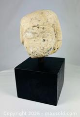 MaxSold Auction: Limestone Canopic Jar Lid of Imsety | Protective Son of Horus from the New Kingdom | Circa 1550–1070 BCE - Maxsold Signature - Museum-Quality Artifacts, Ancient Antiquities and Collector Finds (CAN and US Shipping)