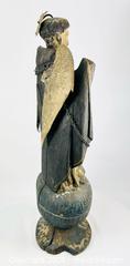MaxSold Auction: Polychrome Wooden Angel Statue | Spanish Colonial Ecclesiastical Art | 18th–19th Century Mexico - Maxsold Signature - Museum-Quality Artifacts, Ancient Antiquities and Collector Finds (CAN and US Shipping)