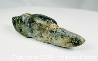 MaxSold Auction: Pre-Columbian | Greenstone Effigy Pendant | Carved Animal Form | Circa 500 BCE – 1500 CE - Maxsold Signature - Museum-Quality Artifacts, Ancient Antiquities and Collector Finds (CAN and US Shipping)