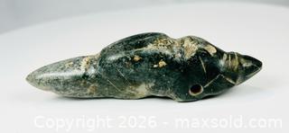 MaxSold Auction: Pre-Columbian | Greenstone Effigy Pendant | Carved Animal Form | Circa 500 BCE – 1500 CE - Maxsold Signature - Museum-Quality Artifacts, Ancient Antiquities and Collector Finds (CAN and US Shipping)