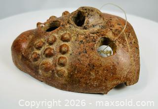 MaxSold Auction: Pre-Columbian | Terracotta Ritual Mask with Nodular Ornamentation | Circa 500 BCE – 900 CE - Maxsold Signature - Museum-Quality Artifacts, Ancient Antiquities and Collector Finds (CAN and US Shipping)