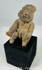 MaxSold Auction: Pre-Columbian | West Mexico Seated Terracotta Male Figure | Circa 300 BCE – 300 CE - Maxsold Signature - Museum-Quality Artifacts, Ancient Antiquities and Collector Finds (CAN and US Shipping)