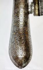 MaxSold Auction: Qajar Persian Warrior Arm Guard | Gold Koftgari Steel Armor Cuff | Circa 19th Century - Maxsold Signature - Museum-Quality Artifacts, Ancient Antiquities and Collector Finds (CAN and US Shipping)
