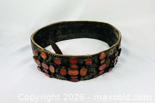 MaxSold Auction: Southern Russian Jewish Bridal Belt | Brass and Cornelian Stones | 17th–18th Century - Maxsold Signature - Museum-Quality Artifacts, Ancient Antiquities and Collector Finds (CAN and US Shipping)