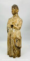 MaxSold Auction: Spanish Colonial | Carved Wooden Santos Figure | Virgin Mary | Circa 18th Century - Maxsold Signature - Museum-Quality Artifacts, Ancient Antiquities and Collector Finds (CAN and US Shipping)