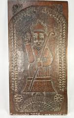 MaxSold Auction: St. Nicholas with Crozier | Hand-Carved | Hardwood Shrine Panel | Circa 1780–1830 - Maxsold Signature - Museum-Quality Artifacts, Ancient Antiquities and Collector Finds (CAN and US Shipping)