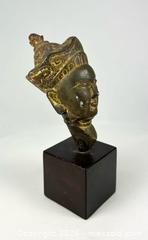 MaxSold Auction: Tibetan Buddha Head with Crown | Fragmentary Sculpture | 18th–19th Century - Maxsold Signature - Museum-Quality Artifacts, Ancient Antiquities and Collector Finds (CAN and US Shipping)