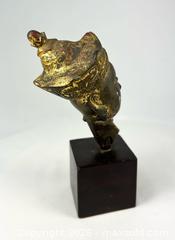 MaxSold Auction: Tibetan Buddha Head with Crown | Fragmentary Sculpture | 18th–19th Century - Maxsold Signature - Museum-Quality Artifacts, Ancient Antiquities and Collector Finds (CAN and US Shipping)