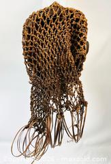 MaxSold Auction: Traditional African Mask with Intricate Carving and Wickerwork | Mid-20th Century - Maxsold Signature - Museum-Quality Artifacts, Ancient Antiquities and Collector Finds (CAN and US Shipping)