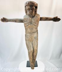 MaxSold Auction: Very Large Antique Spanish Colonial Folk Art | Corpus Christi Wood Sculpture | Circa 17th–19th Century - Maxsold Signature - Museum-Quality Artifacts, Ancient Antiquities and Collector Finds (CAN and US Shipping)
