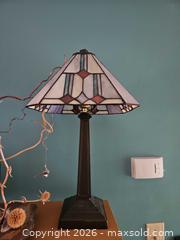 MaxSold Auction: Tiffany Stained Glass Table Lamp - Arts & Crafts Style - Vancouver (British Columbia, Canada) SELLER MANAGED Estate Sale Online Auction - Adanac Street