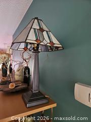 MaxSold Auction: Tiffany Stained Glass Table Lamp - Arts & Crafts Style - Vancouver (British Columbia, Canada) SELLER MANAGED Estate Sale Online Auction - Adanac Street