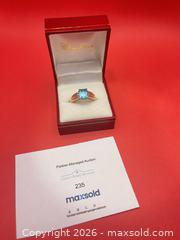 MaxSold Auction: 10k Gold Topaz Ring - Hamilton (Ontario, Canada) PARTNER MANAGED Downsizing Online Auction - Highgate Drive
