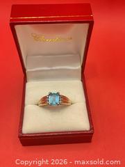 MaxSold Auction: 10k Gold Topaz Ring - Hamilton (Ontario, Canada) PARTNER MANAGED Downsizing Online Auction - Highgate Drive