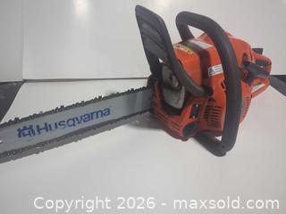 MaxSold Auction: Husqvarna 120 16 in Gas 2-Stroke Chainsaw - Ottawa (Ontario, Canada) SELLER MANAGED Downsizing Online Auction -  Warner Way
