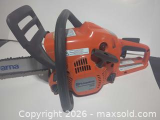 MaxSold Auction: Husqvarna 120 16 in Gas 2-Stroke Chainsaw - Ottawa (Ontario, Canada) SELLER MANAGED Downsizing Online Auction -  Warner Way