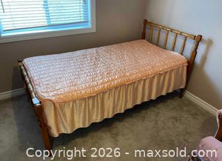 MaxSold Auction: Vintage Wooden Bed Frame - Clarington (Ontario, Canada) SELLER MANAGED Estate Sale Online Auction - Fenning Drive