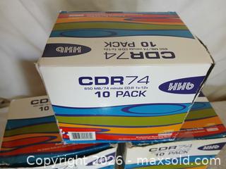 MaxSold Auction: Bulk HHB CDR74 Professional Recording Media - Sun City (Arizona, USA) SELLER MANAGED Reseller Online Auction - West Forrester Drrive
