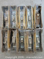 MaxSold Auction: Lot of 9 Vintage NOS Toggle Switches - Spec Grade 15A 120-277V AC - Industrial/Commercial - Sun City (Arizona, USA) SELLER MANAGED Reseller Online Auction - West Forrester Drrive