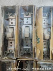 MaxSold Auction: Lot of 9 Vintage NOS Toggle Switches - Spec Grade 15A 120-277V AC - Industrial/Commercial - Sun City (Arizona, USA) SELLER MANAGED Reseller Online Auction - West Forrester Drrive
