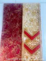 MaxSold Auction: Annie's Originals Brocade & Velvet Table Runner - Gold, Red, Ivory - San Jose (California, USA) SELLER MANAGED Estate Sale Online Auction - Union Avenue